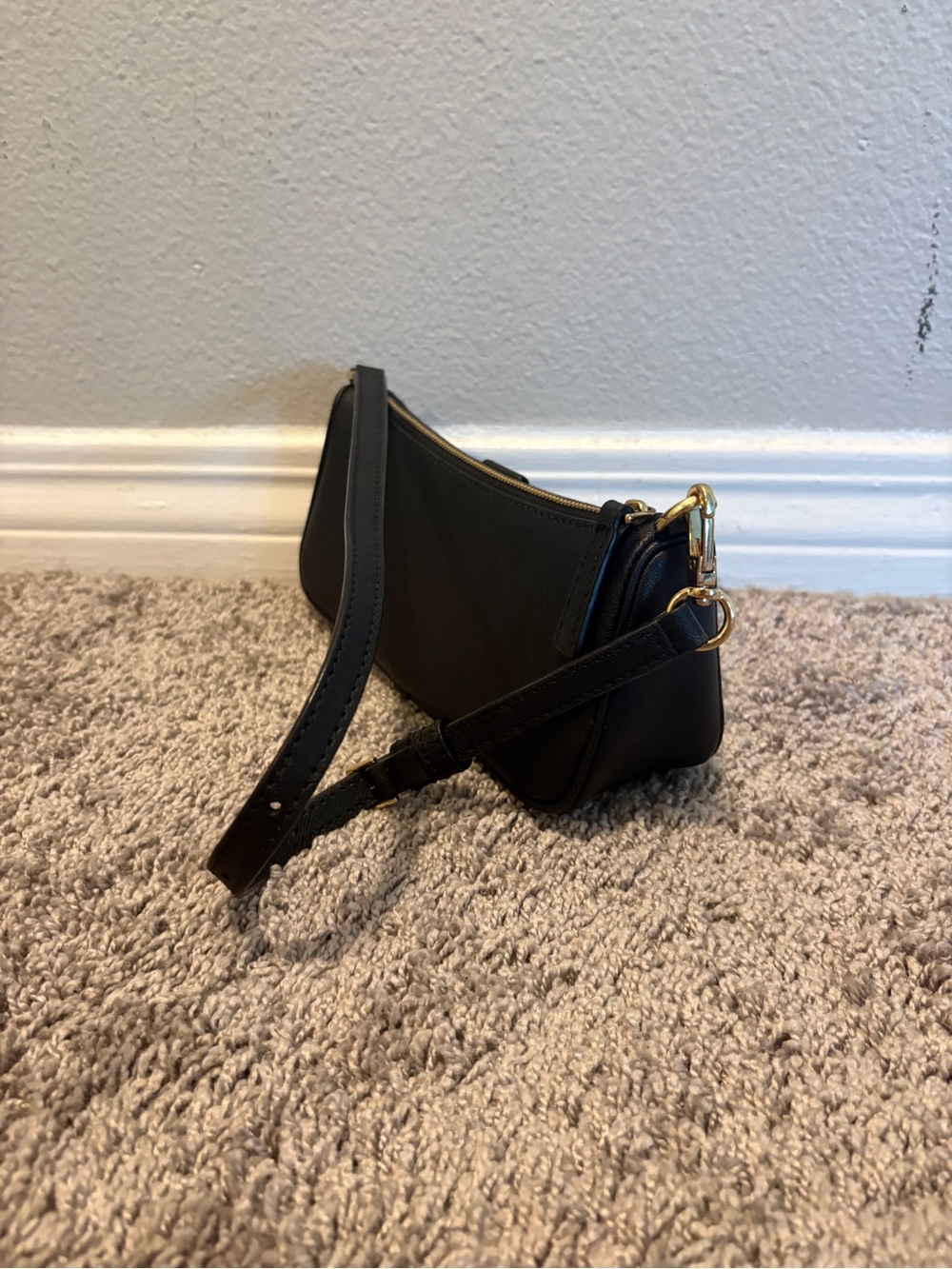 Marc Jacobs Black Mini Shoulder Bag with Gold Hardware - Picture 3 of 4